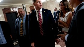 Missouri House Speaker Dean Plocher, R-Des Peres, walks into a press conference where Gabriel Gore was named the next St. Louis Circuit Attorney on Friday, May 19, 2023, at the Mel Carnahan Courthouse in downtown St. Louis.