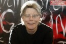 FILE - In this Nov. 13, 2013 file photo, author Stephen King poses for the cameras, during a promotional tour in Paris. Readers may know him best for “Carrie,” “The Shining” and other bestsellers commonly identified as “horror,” but King has long had an affinity for other kinds of narratives, from science fiction and prison drama to the Boston Red Sox.