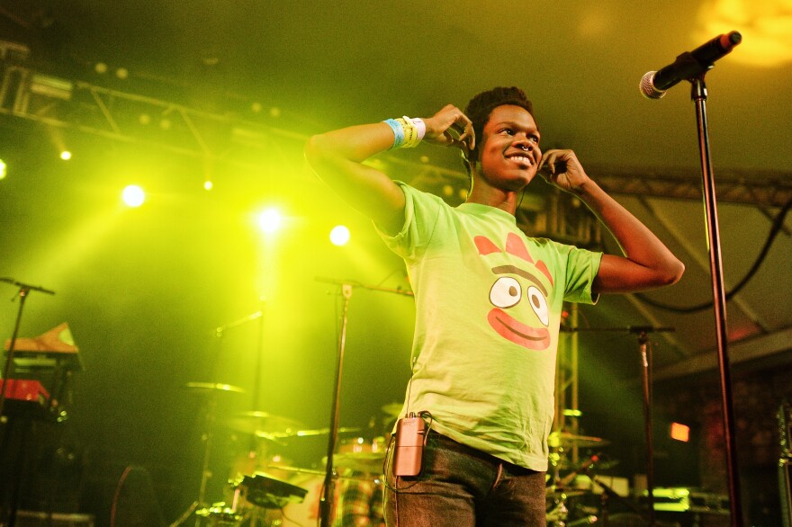 Shamir combined disco with hip-hop in his short but powerful set at Stubb's.