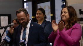 State Assemblymembers Harry Bronson and Jen Lunsford announced funding for the Telesca Center for Justice on Tuesday.