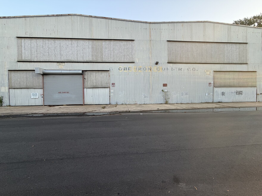 The closed Globe Iron site in Norfolk, where the former industrial metal shop operated from the late 1950s until 2012. The city plans to start the process for a $3 million demolition on the 25-acre site this fall to clear the way for future development.