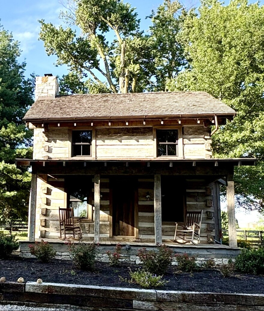 This cabin, believed to be that of Lexington pioneer William Bryan