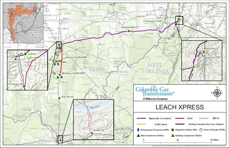 Columbia Pipeline Group's Leach XPress Pipeline