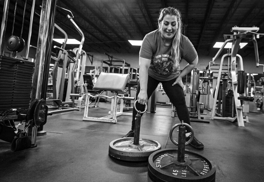 Teresa Troiani practices at Rocky Boxing Club in Berwick