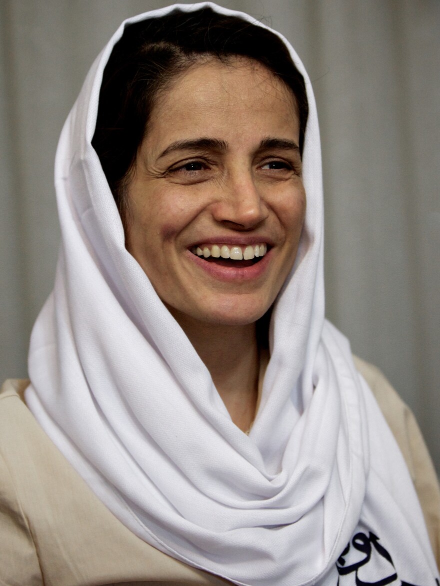 Iranian lawyer Nasrin Sotoudehn was freed in 2013 after three years in prison.