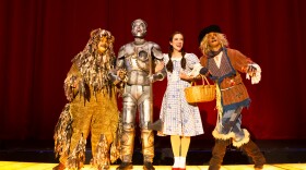 Tom Anawalt, Lucas Alifano, Hannah Sedlacek, and Eric Stanton Betts star in the 5-Star Theatricals production of The Wizard Of Oz.