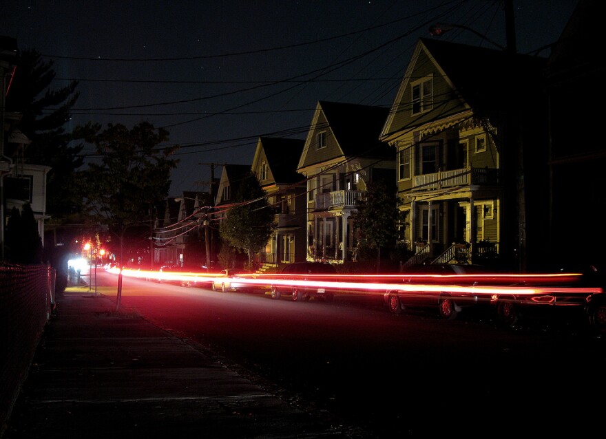 A blackout in Somerville, Massachusetts, earlier this month.