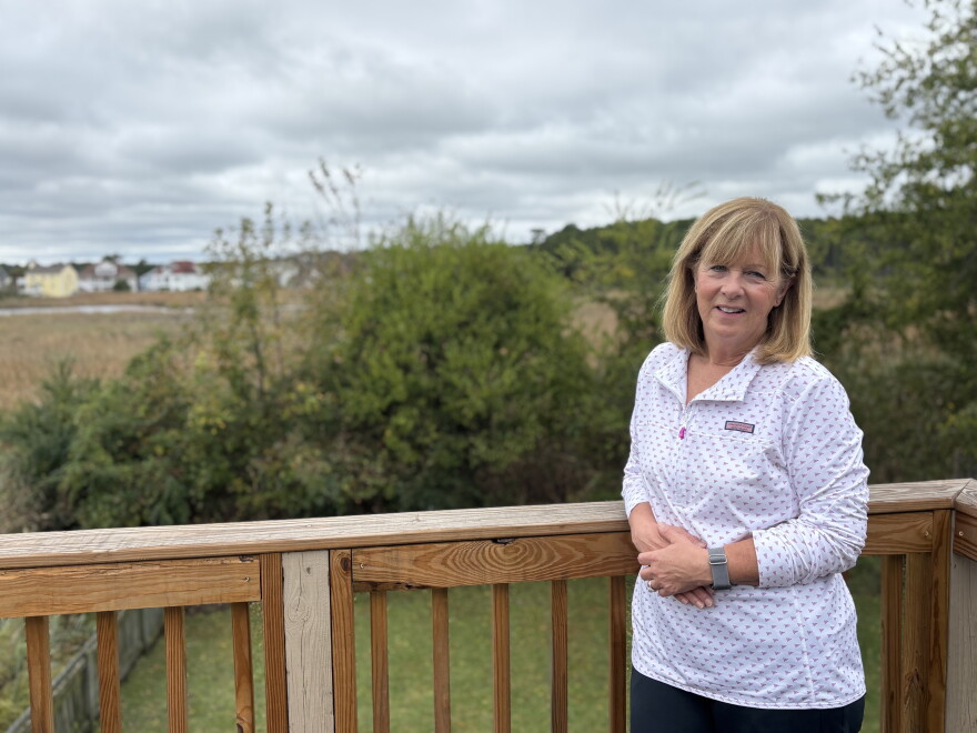 Jane Elizabeth at her home on Hampton's Grandview Island.