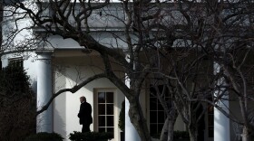 President Donald Trump on the South Lawn of the White House on January 26, 2017. (Brendan Smialowski/AFP via Getty Images)