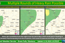The National Weather Service advises heavy rain is possible across portions of southwest, central and north central Montana over the next three days. It could lead to the flooding of streams, creeks, and rivers originating from the mountains.
