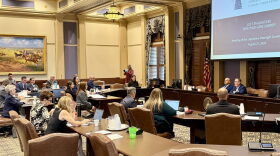 The Legislative Office of Fiscal Transparency presents lawmakers with a report on fraud in Oklahoma’s childcare subsidy program on Aug. 27, 2026 at the state Capitol.