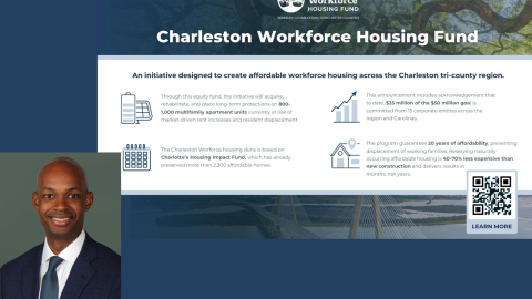 Jason Brown, Vice President, Investor Relations, and External Affairs with the Charleston Regional Development Alliance