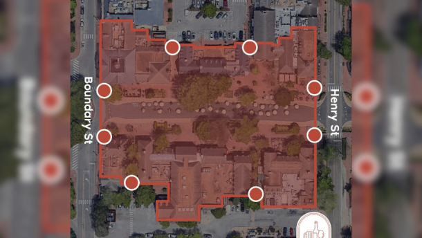 Boundaries for the new Designated Outdoor Refreshment Area.