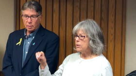Joe and Elisa Tobia urge Gov. Hochul to sign rural suicide prevention bill.
