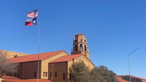 Lubbock High School after being evacuated on Feb. 20, 2026.
