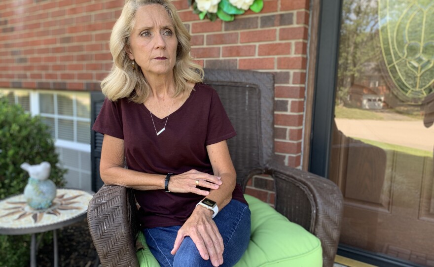 Murphy and her family are worried about her safety and after a recent school board meeting, she keeps a baseball bat next to the door at home.