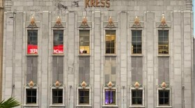 The Kress Building on Church Street in Orlando was built in the 1930's. Its a protected building in Orlando's Downtown Historic District.