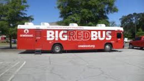 OneBlood big red bus