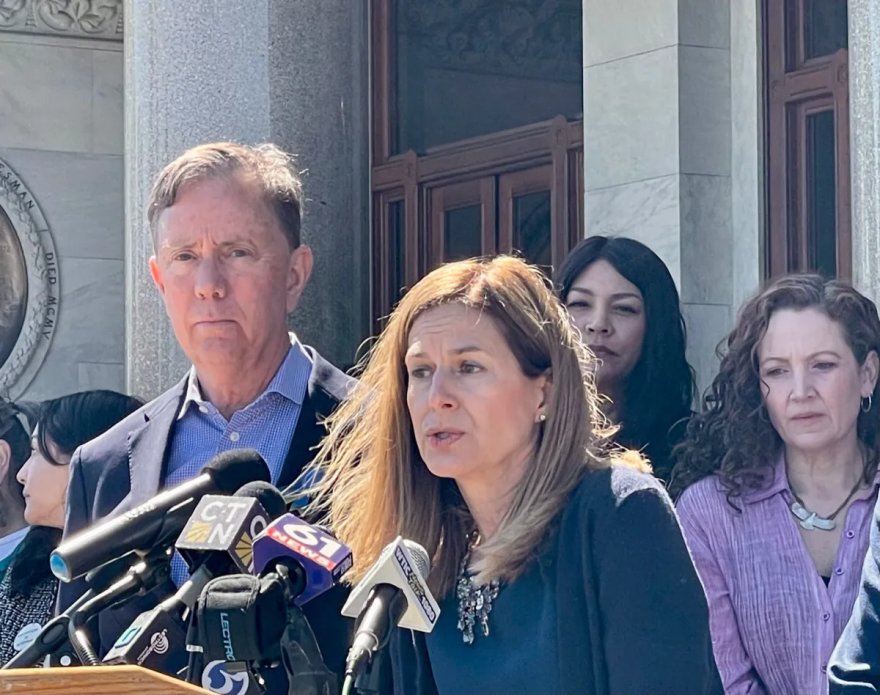 Gov. Ned Lamont and Lt. Gov. Susan Bysiewicz each challenged Bob Stefanowski to clarify his position on abortion.