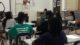 Student classroom at True North Rochester Preparatory Charter School on Brooks Avenue