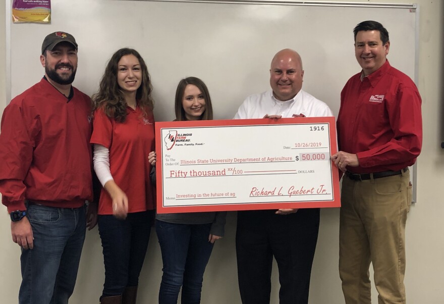 ISU Farm To Buy Equipment With 50K Gift From Illinois Farm Bureau WGLT