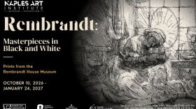 Naples Art Institute Poster for Rembrandt print show