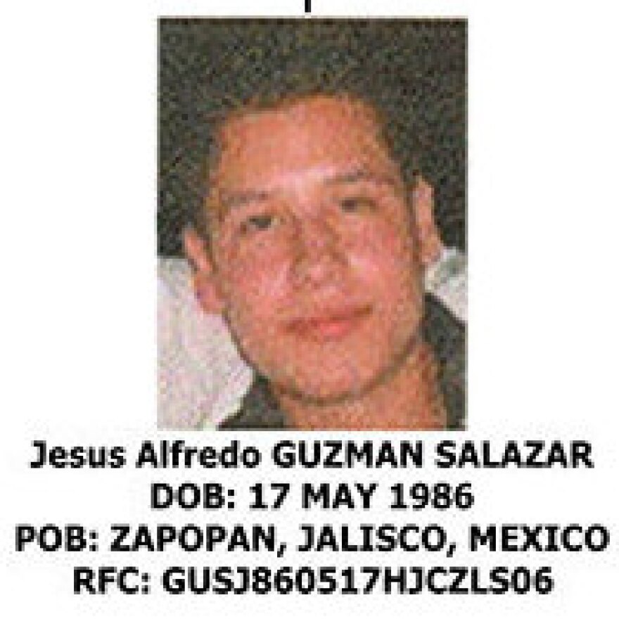 Jesus Alfredo Guzman Salazar is the 26-year-old son of Mexico's most-wanted drug kingpin, Joaquin "El Chapo" Guzman, leader of the Sinaloa cartel.