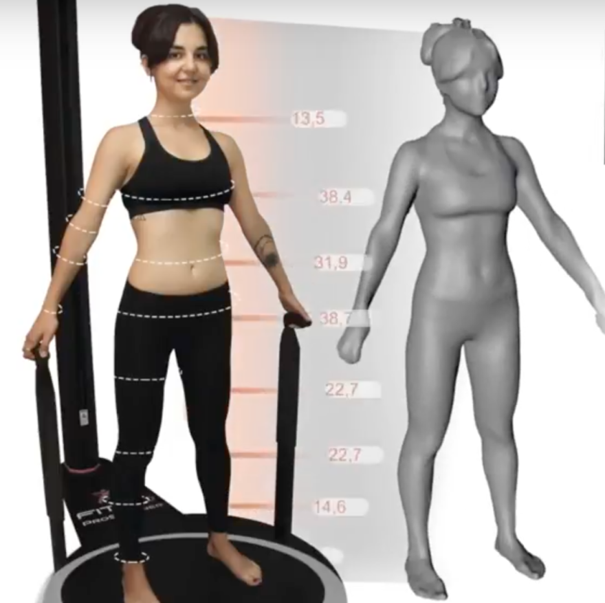Need Motivation To Hit The Gym 3d Body Scan Fitness Tech