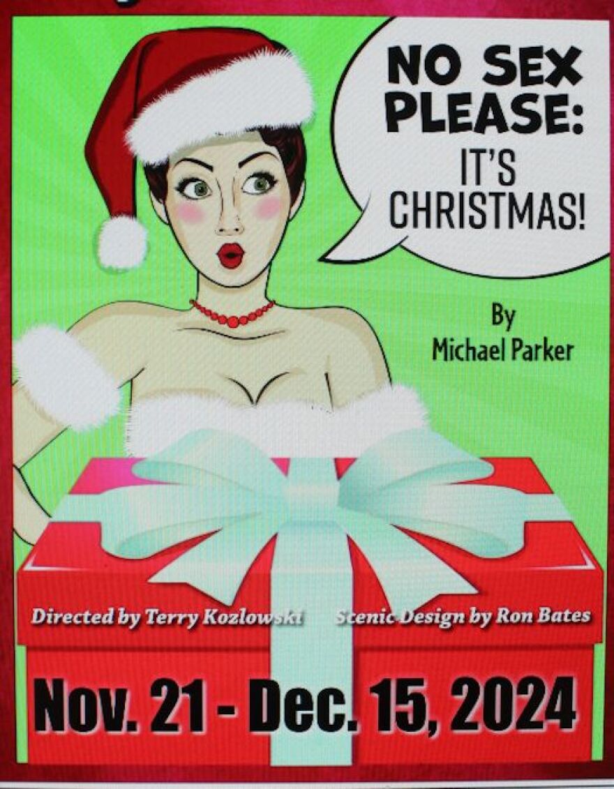 Charlotte Players' Poster for "No Sex Please: It's Christmas"