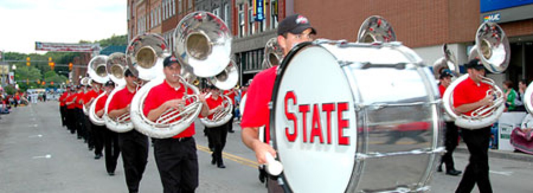Marching Band at the West Virginia Strawberry Festival