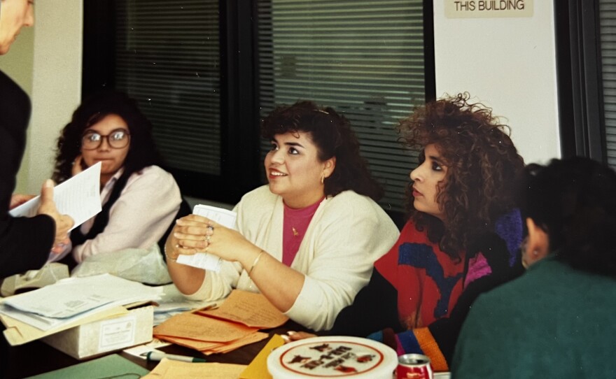 Image from one of the first Hispanas Unidas conferences in San Antonio.