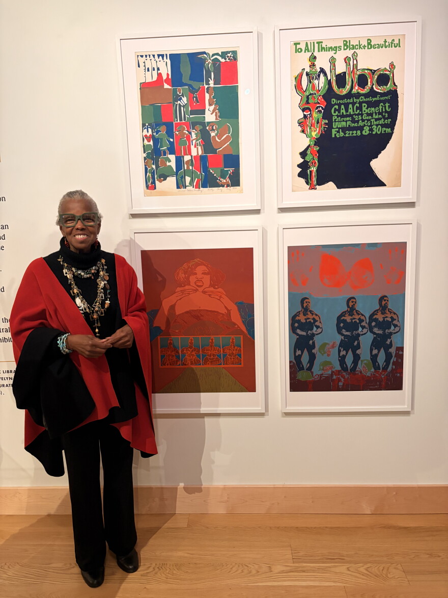 Evelyn Patricia Terry is a local Milwaukee artists whose artwork is featured in the "Building Bronzeville" exhibition.