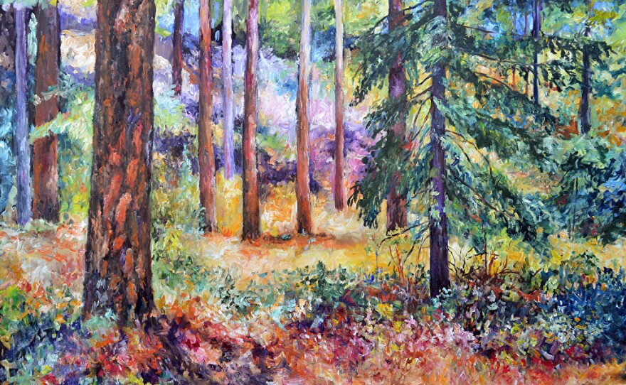 "Side Trip to Goldback Springs" (oil on canvas) by L.R. Montgomery