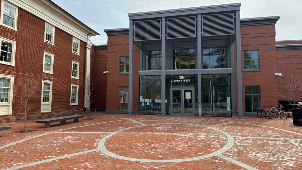 The Albemarle County Courthouse is seen on March 26, 2026, in Charlottesville, Va.