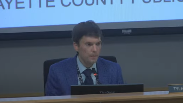 Fayette County School Board Chair Tyler Murphy