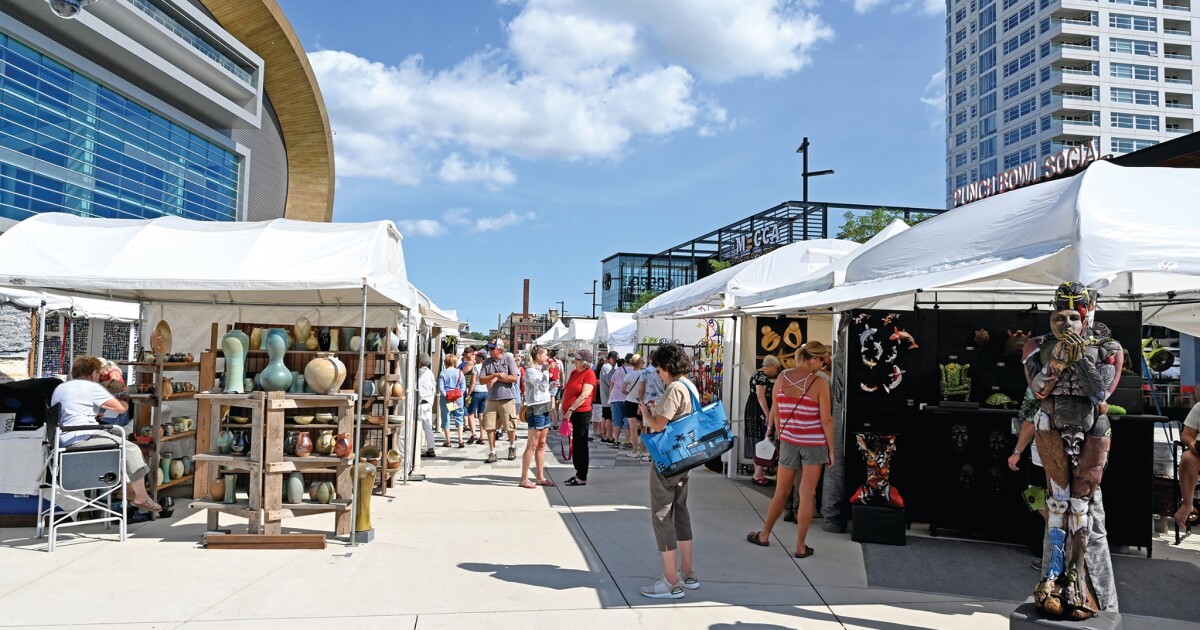 morning glory art fair brings crafts to the deer district wuwm 89.7 fm milwaukee's npr morning glory art fair