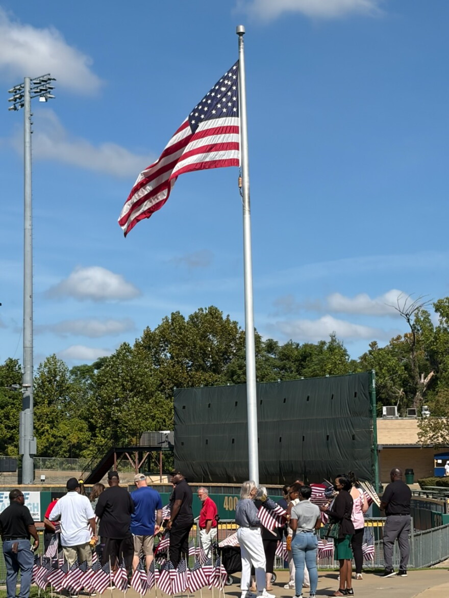 Flags at DABOS Park