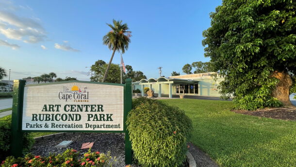 The Cape Coral Art Center is located in Rubicond Park