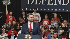 Vice President JD Vance at a political rally in Sharonville, Ohio on Oct. 21, 2026.