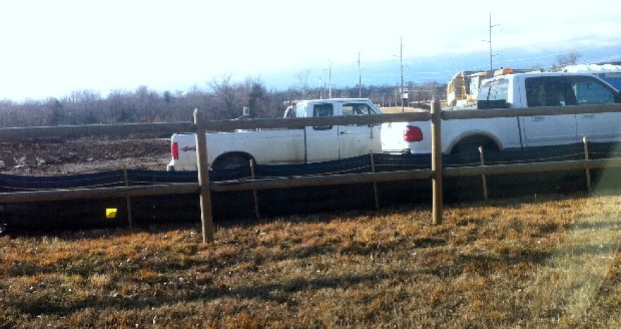 Pick-ups and heavy equipment work at new casino location