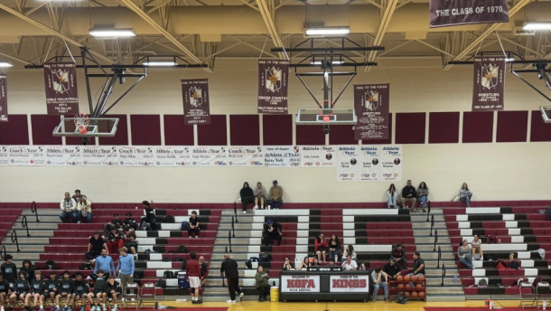 An interior shot of Kofa High School's Rillos Gym.