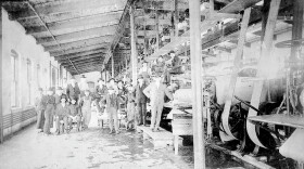 Papermaking Floor at the Rhinelander Paper Company around 1905