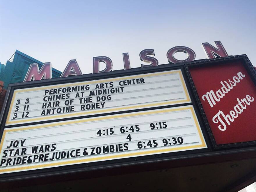 Marquee of The Madison Theater in Albany, NY