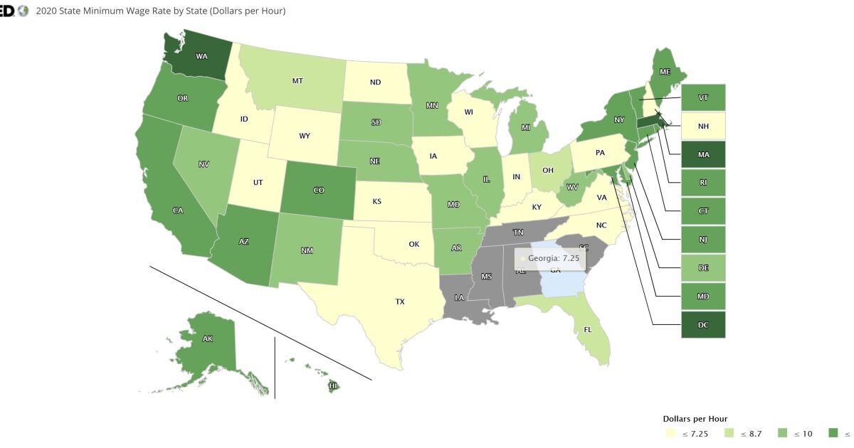 No state minimum wage increase for new year