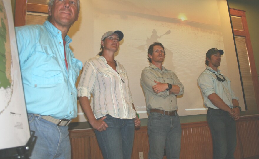 Expedition Members at reception