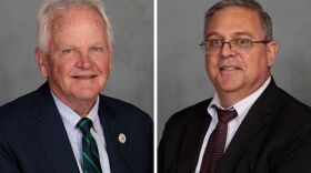 Democratic State Rep. Steve Magie (left) and Republican Mark Brannan square off in state House District 56 election.