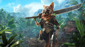 <em>Biomutant</em> gives players a beautiful open world to explore.