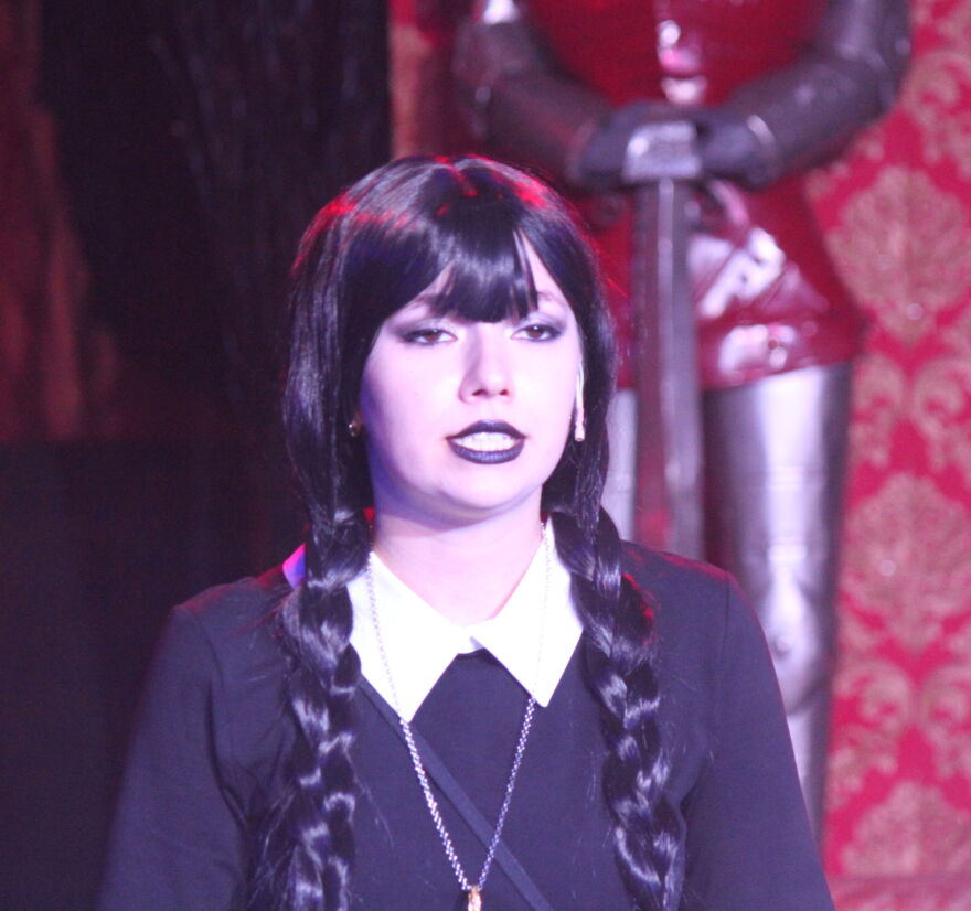 Soel Novello is Wednesday Addams.