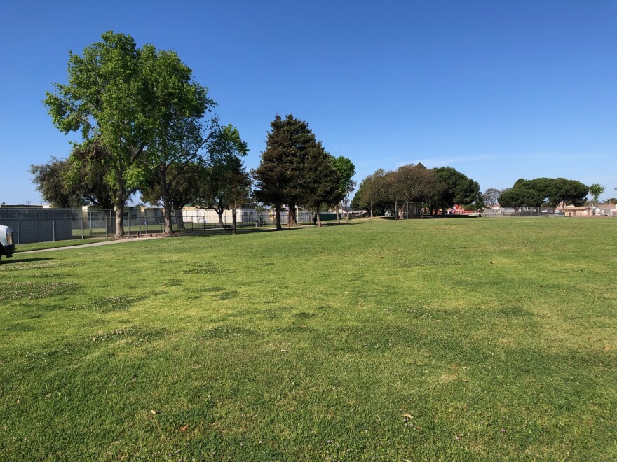 The murder occurred in Oxnard's Sierra Linda Park, adjacent to Sierra Linda Elementary School.