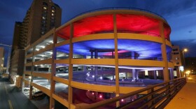 Over the past year, LexPark has invested $600,000 in smart security cameras linked to the Lexington Police Department at three of its parking garages, including the Helix shown here.